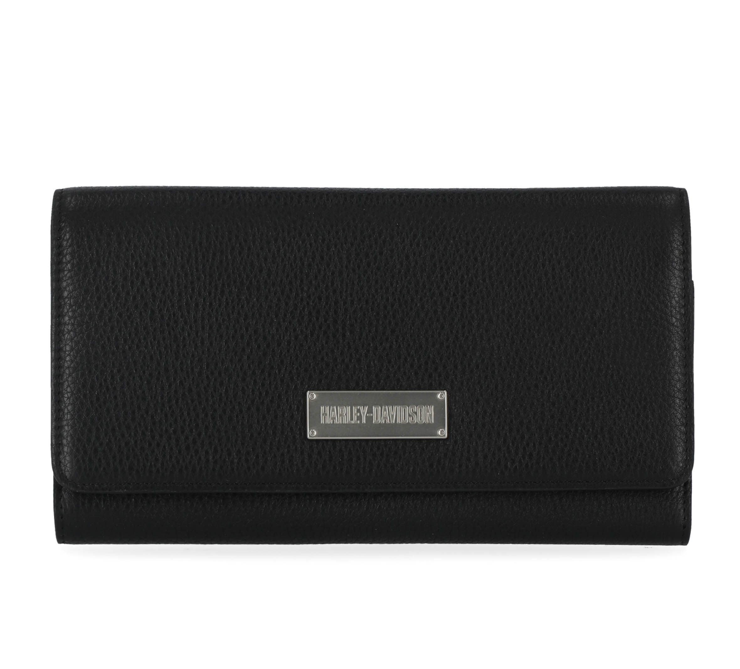 Women's Classic Logo Leather Clutch Wallet