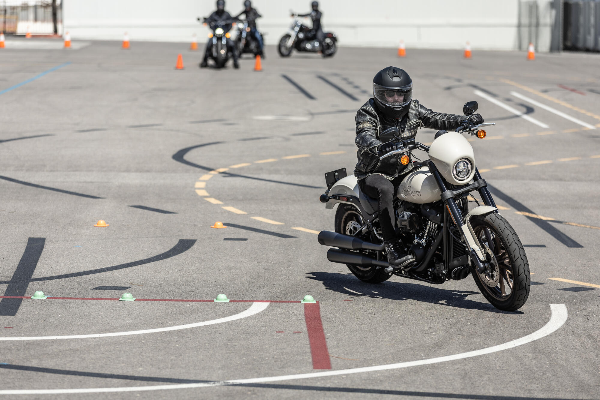 rider learn to ride a motorcycle