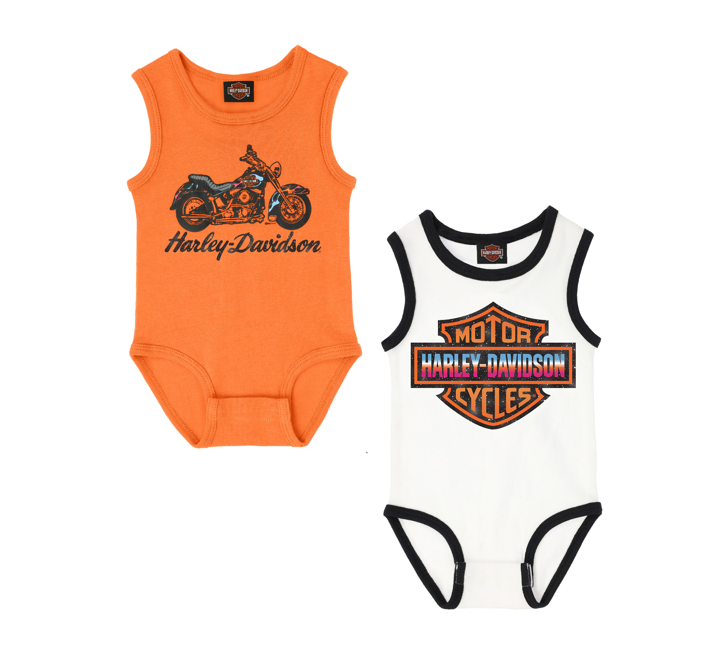 Infant Girls 2 Pack Rib Bodysuits