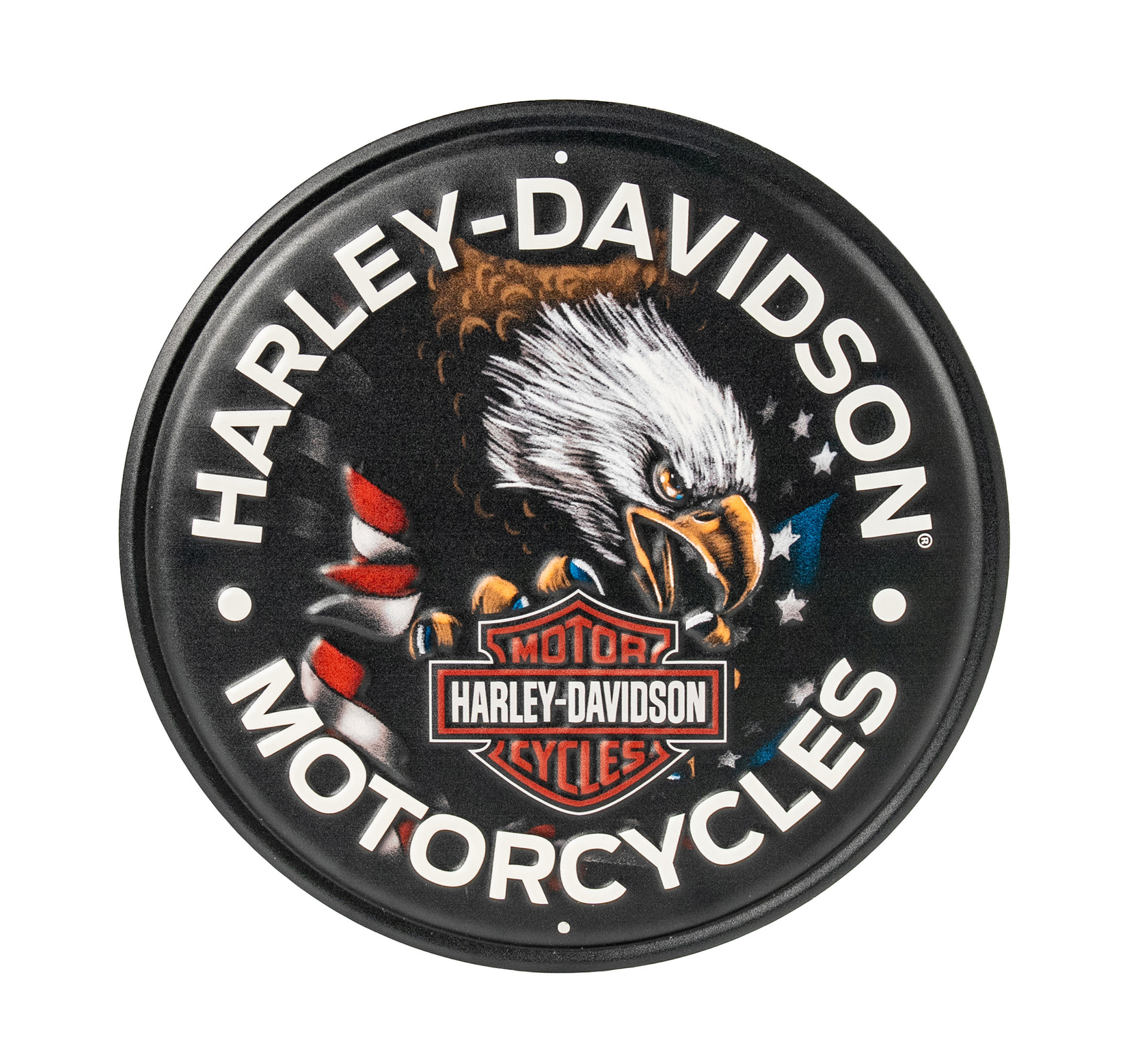 H-D Patriotic Eagle Metal Sign