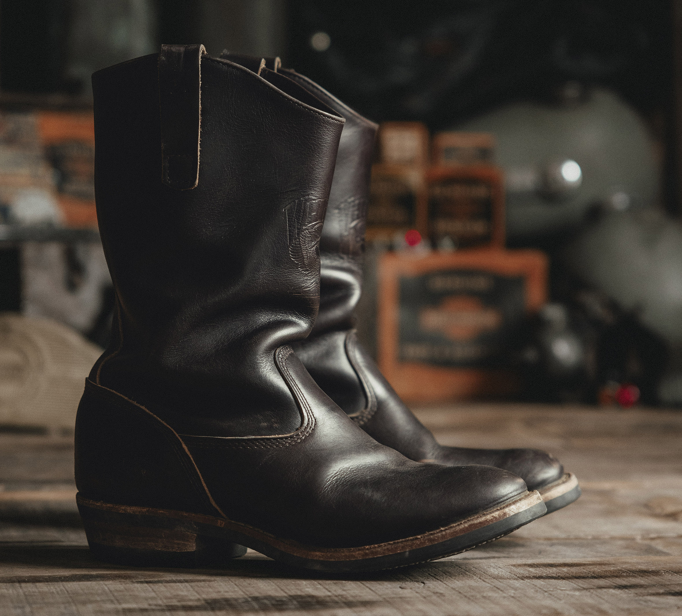 White's Boots x Harley-Davidson Stockman Pull-On
