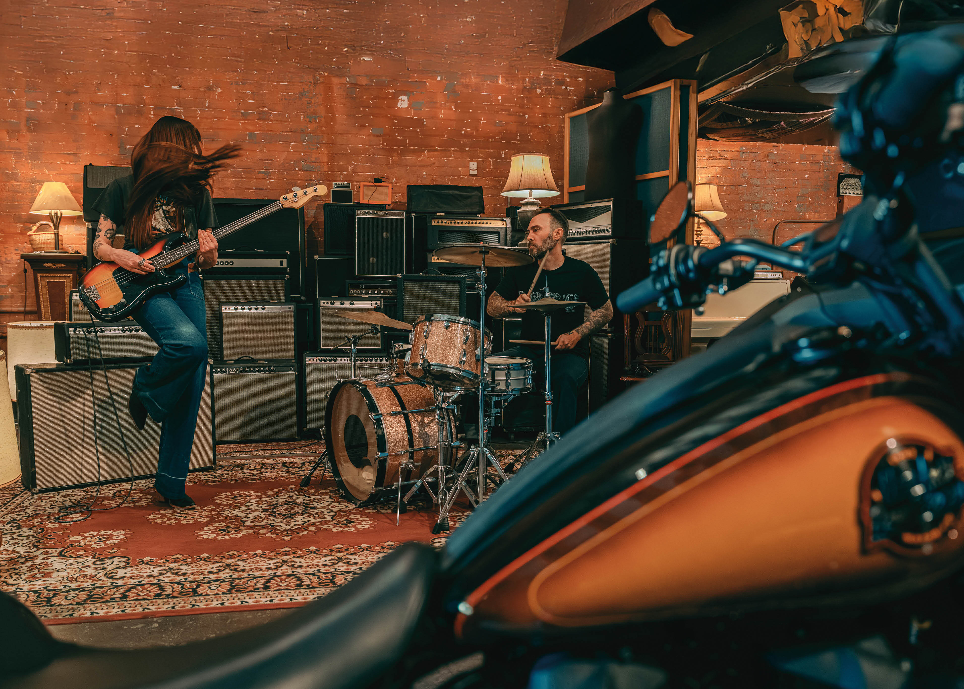 Perform Live at a European Harley Event