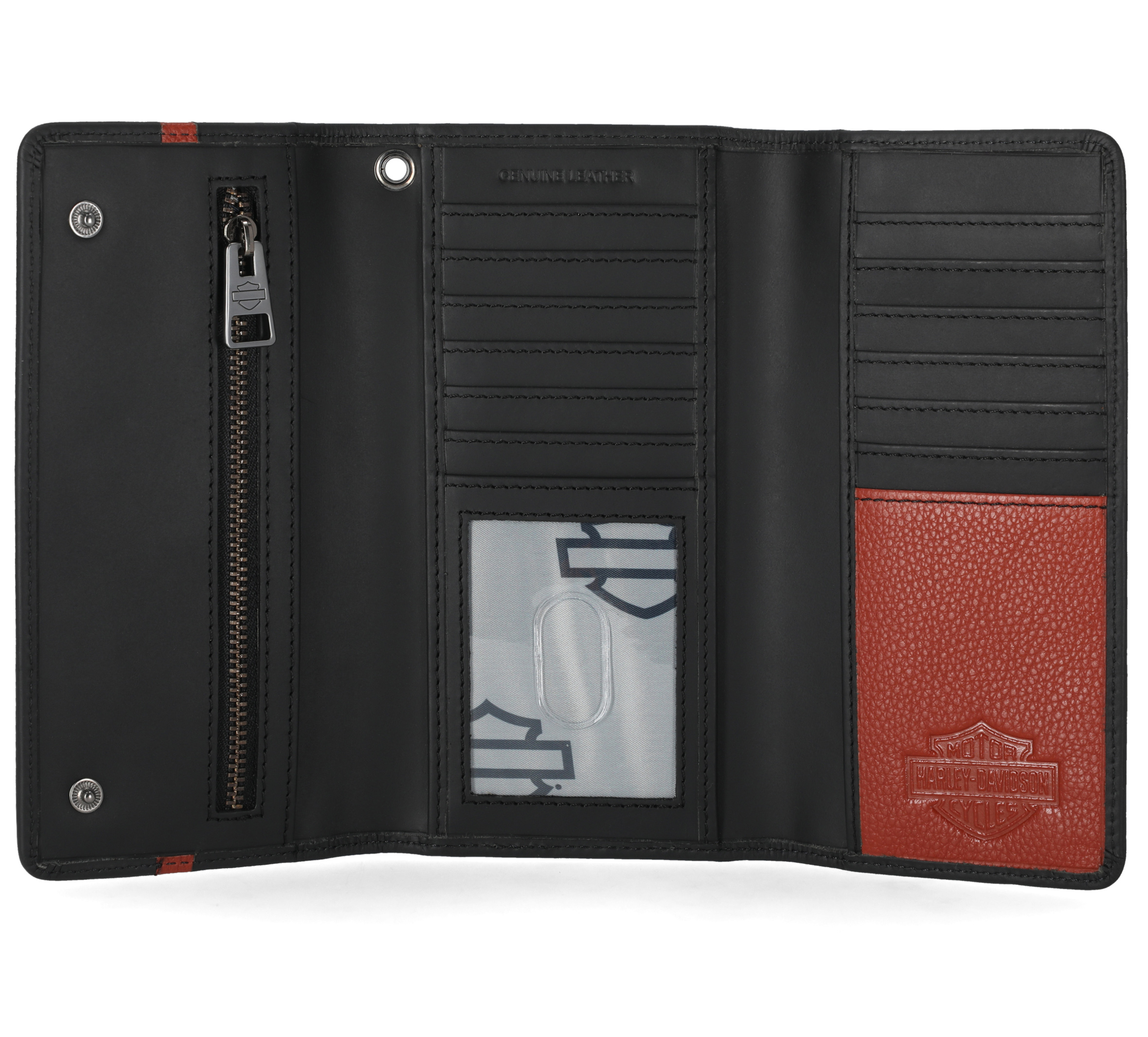 Harley-Davidson Center Block Trucker Wallet