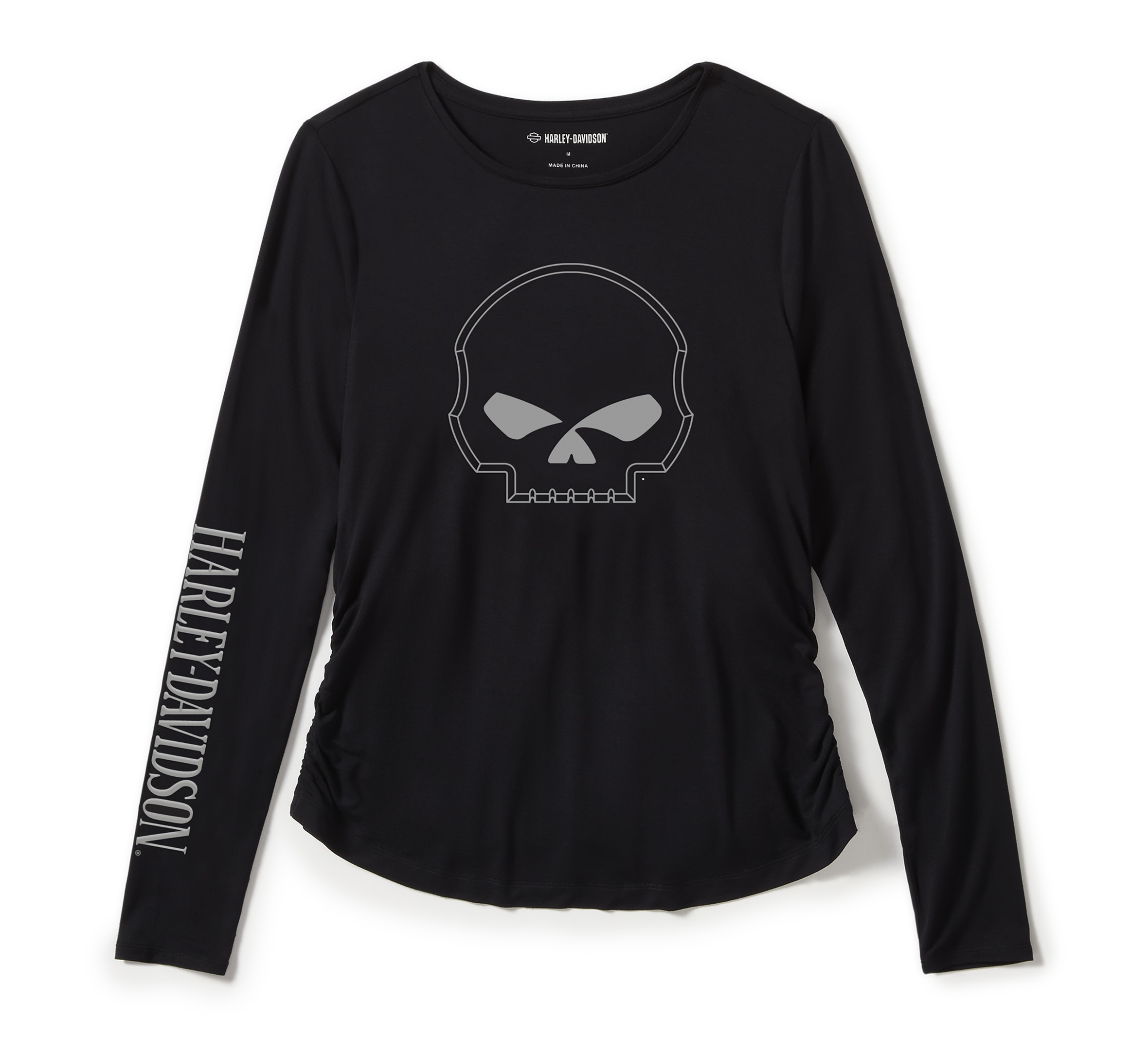 Women's Willie G™ Skull Long Sleeve Raglan Top