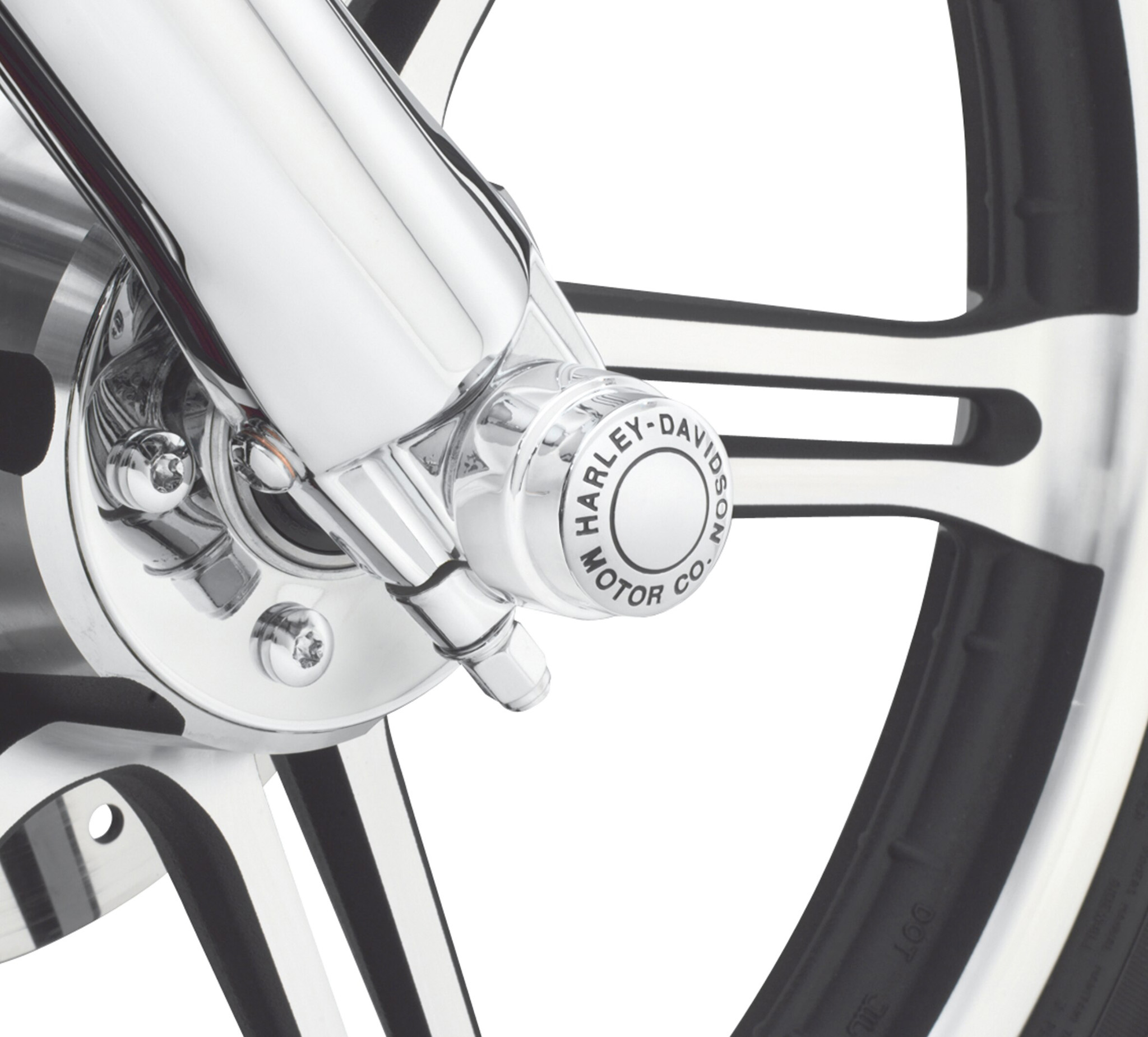 Lot De 2 Cache-écrous D'essieu Avant Compatibles Avec Harley