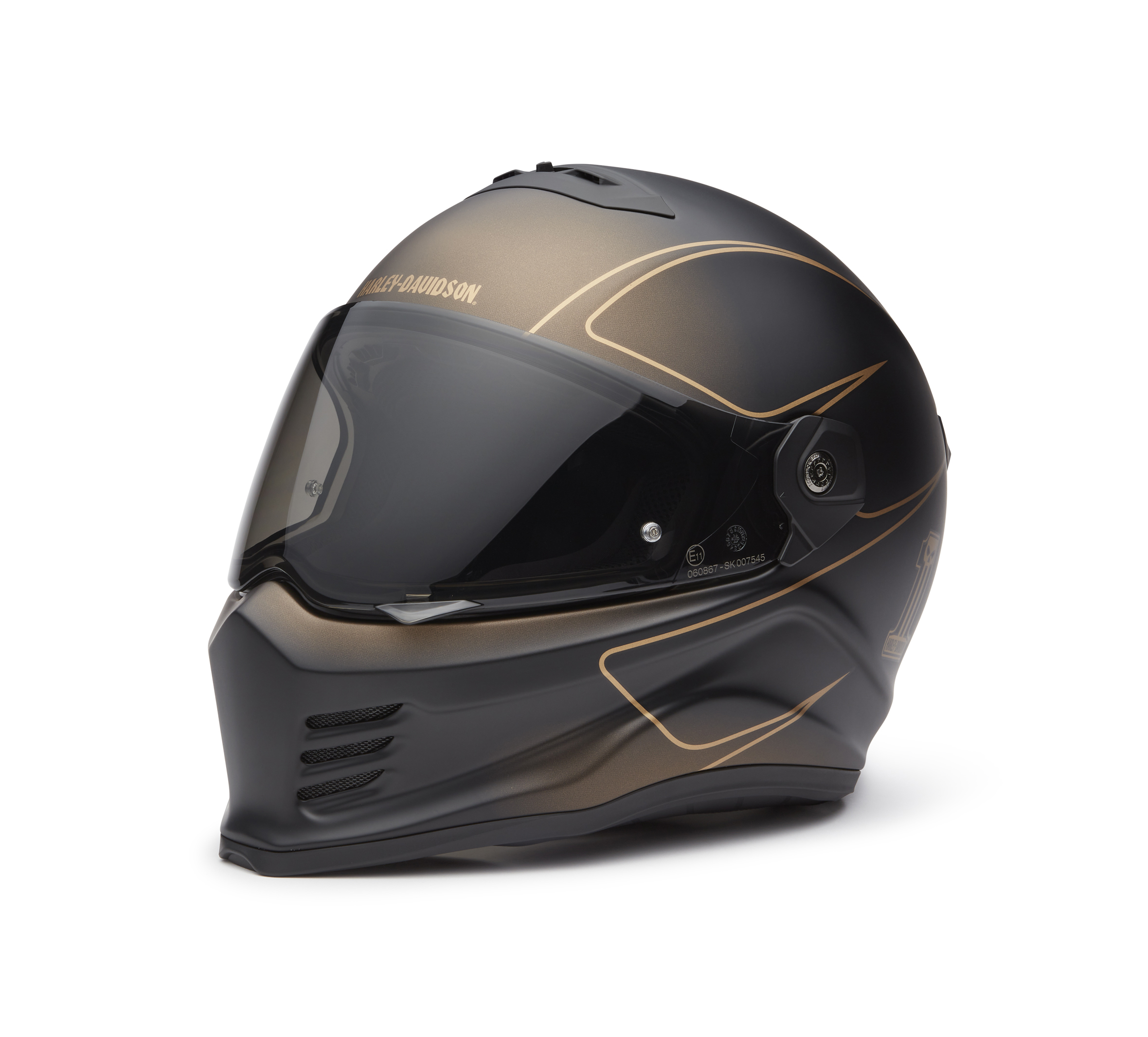 Willie G Dark Custom Division X15 Full Face Helmet | Harley
