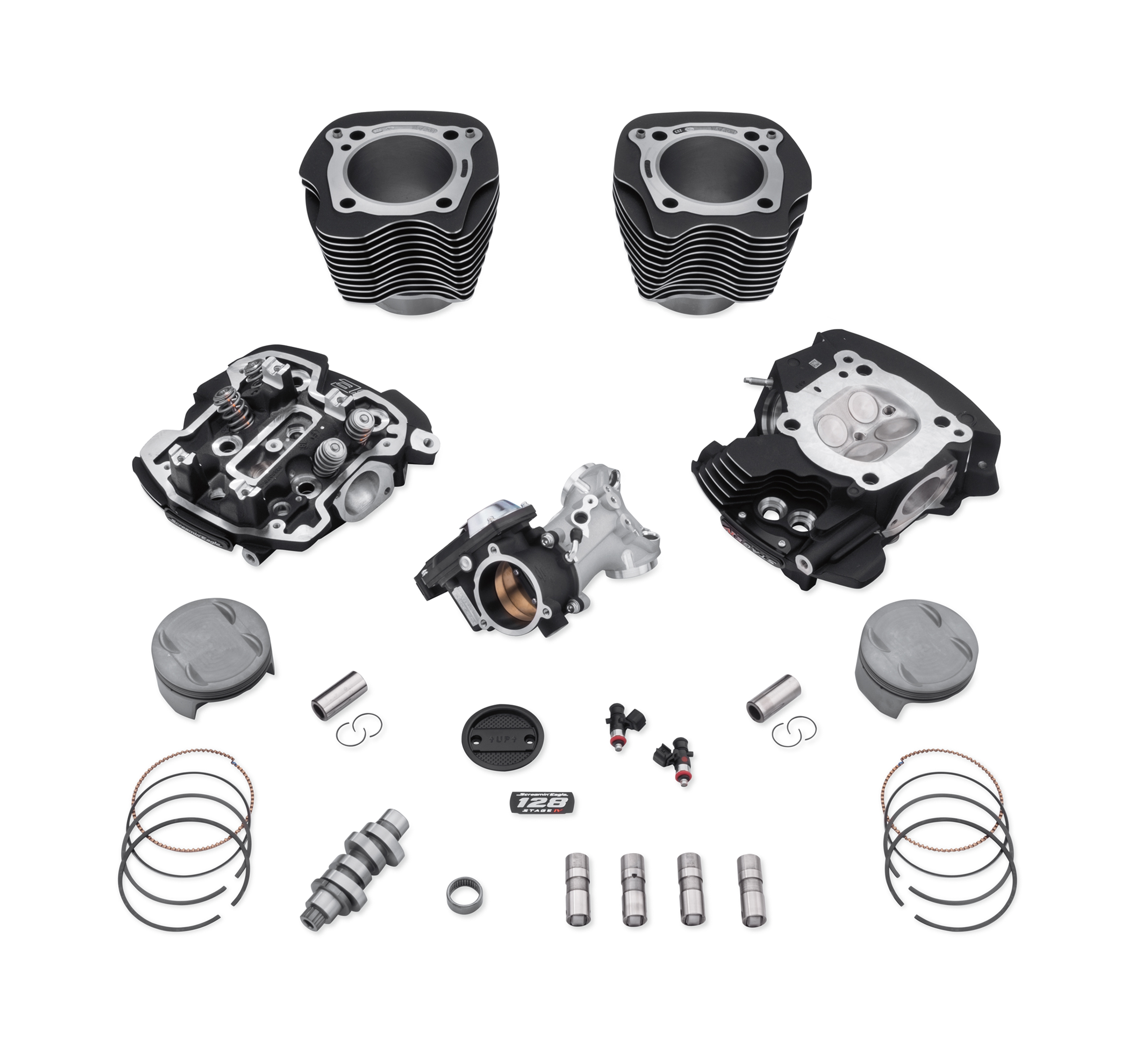Screamin’ Eagle Milwaukee-Eight Engine Stage IV Kit - 107CI to 128CI Kit