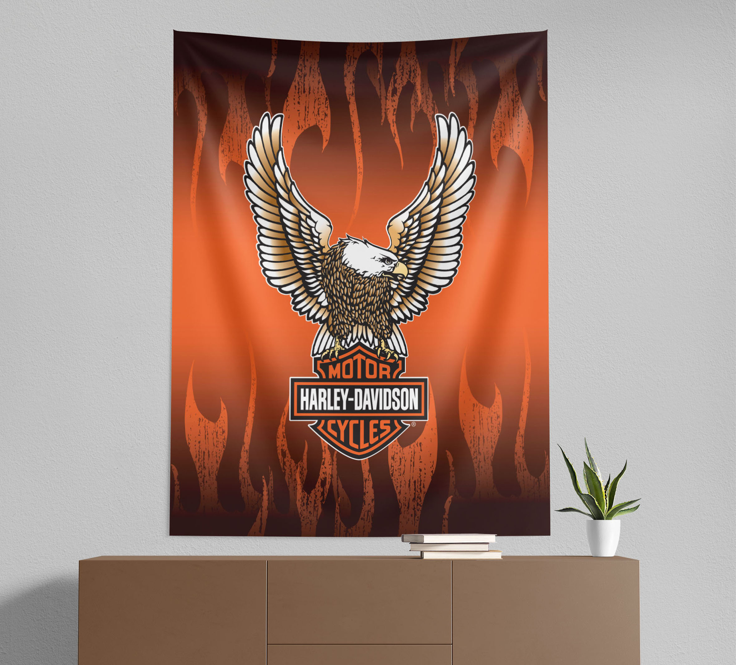 50x60 Chrome Wall Hanging | Harley-Davidson CA