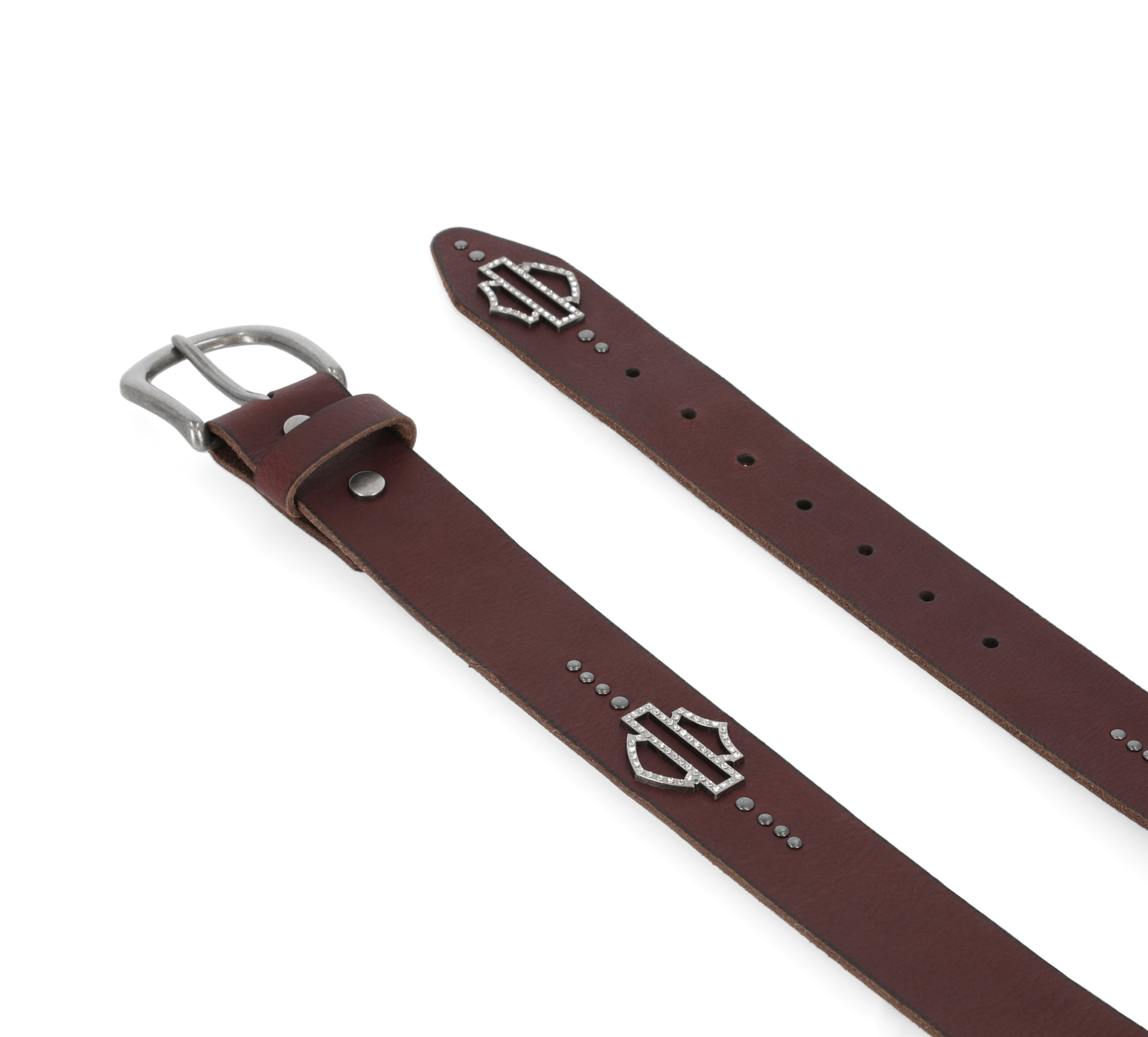 Open Bar & Shield Quad Stud Belt