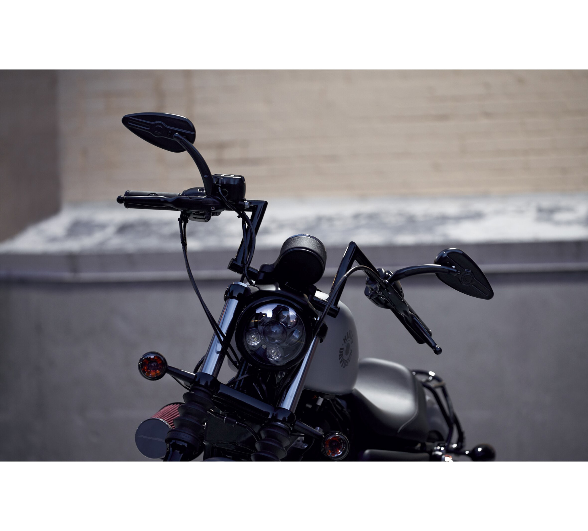 Chizeled Lo Handlebar - Gloss Black