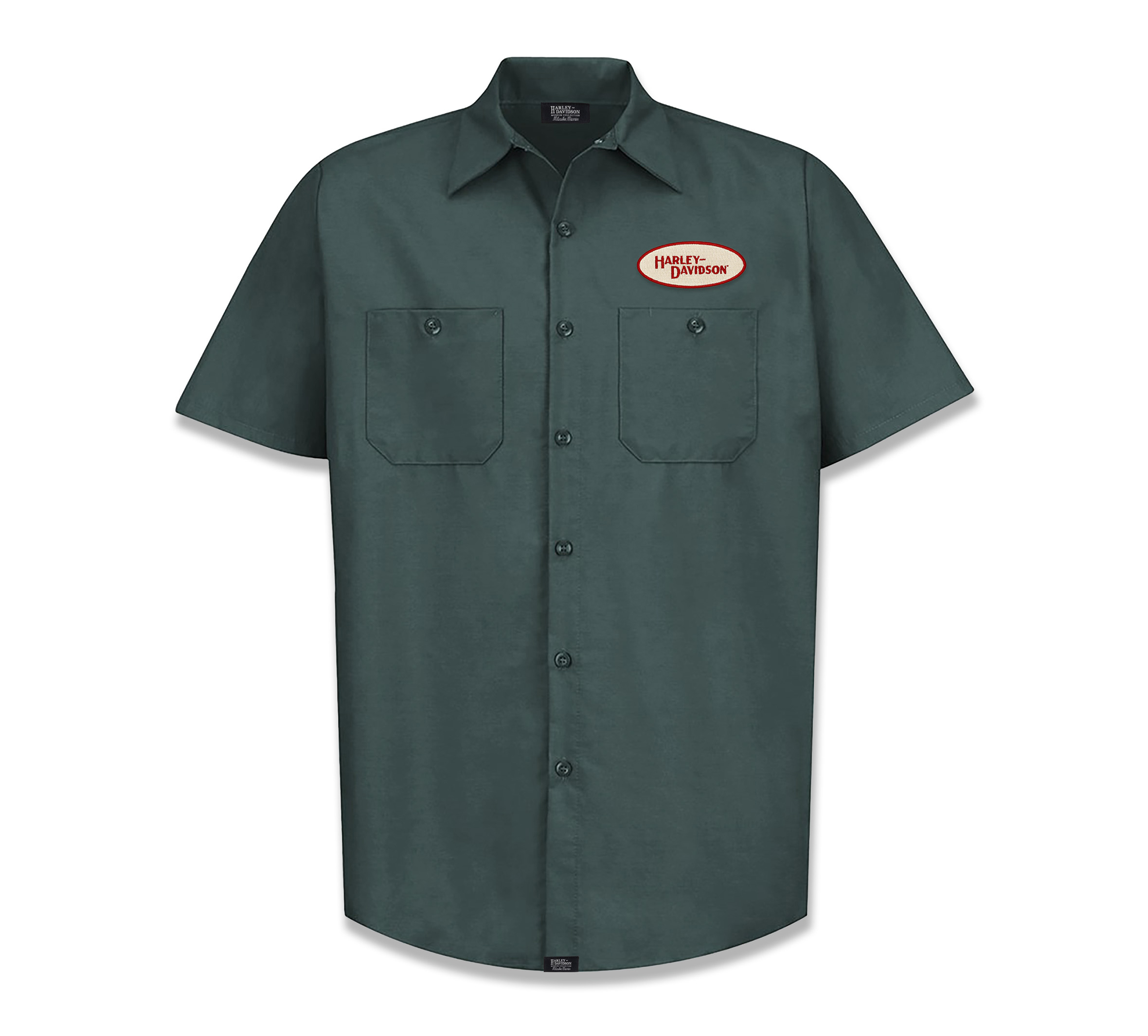 Men's H-D Font Work Shirt