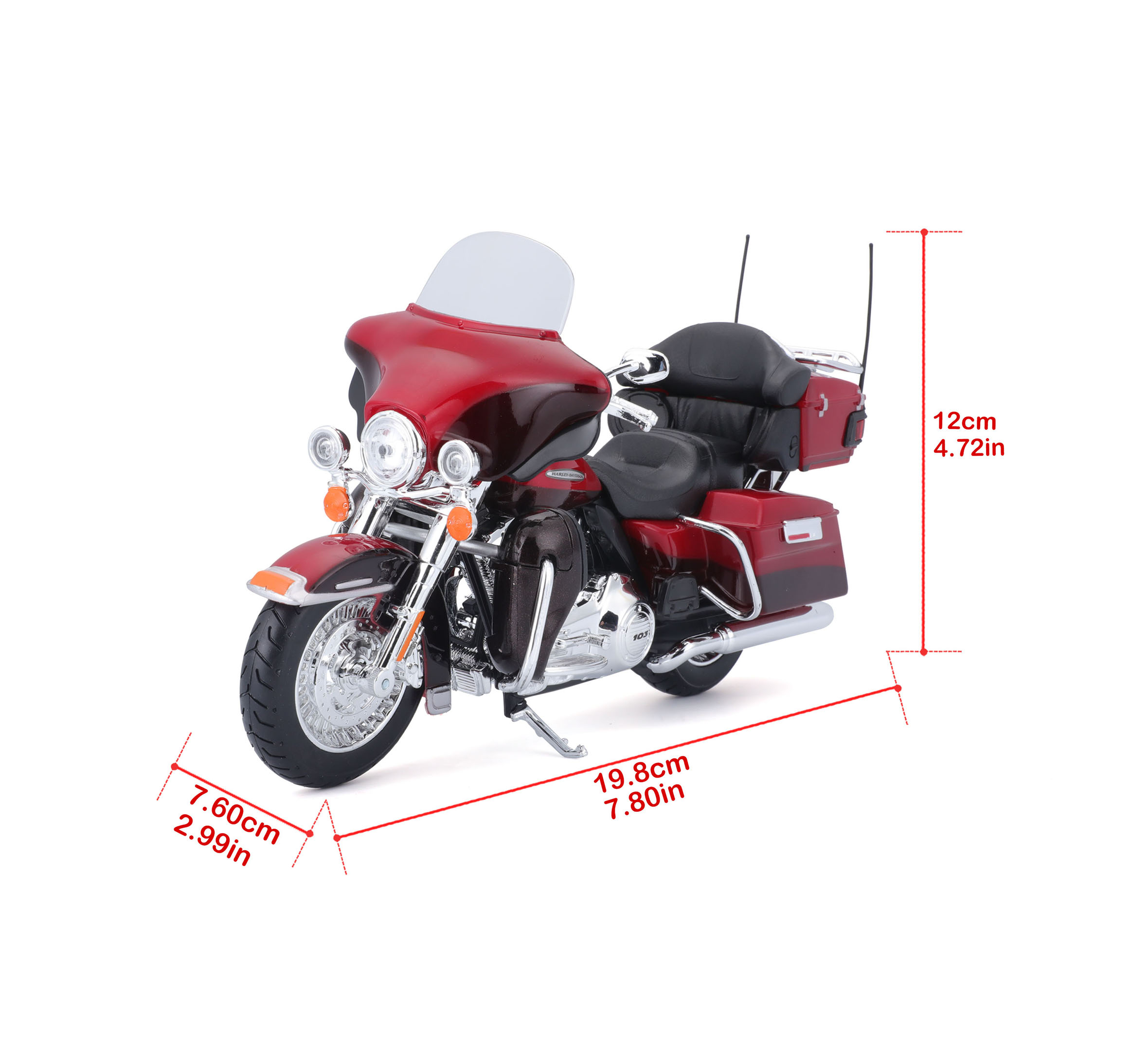 H-D 1:12 Scale Diecast 2013 Electra Glide Ultra Ltd.