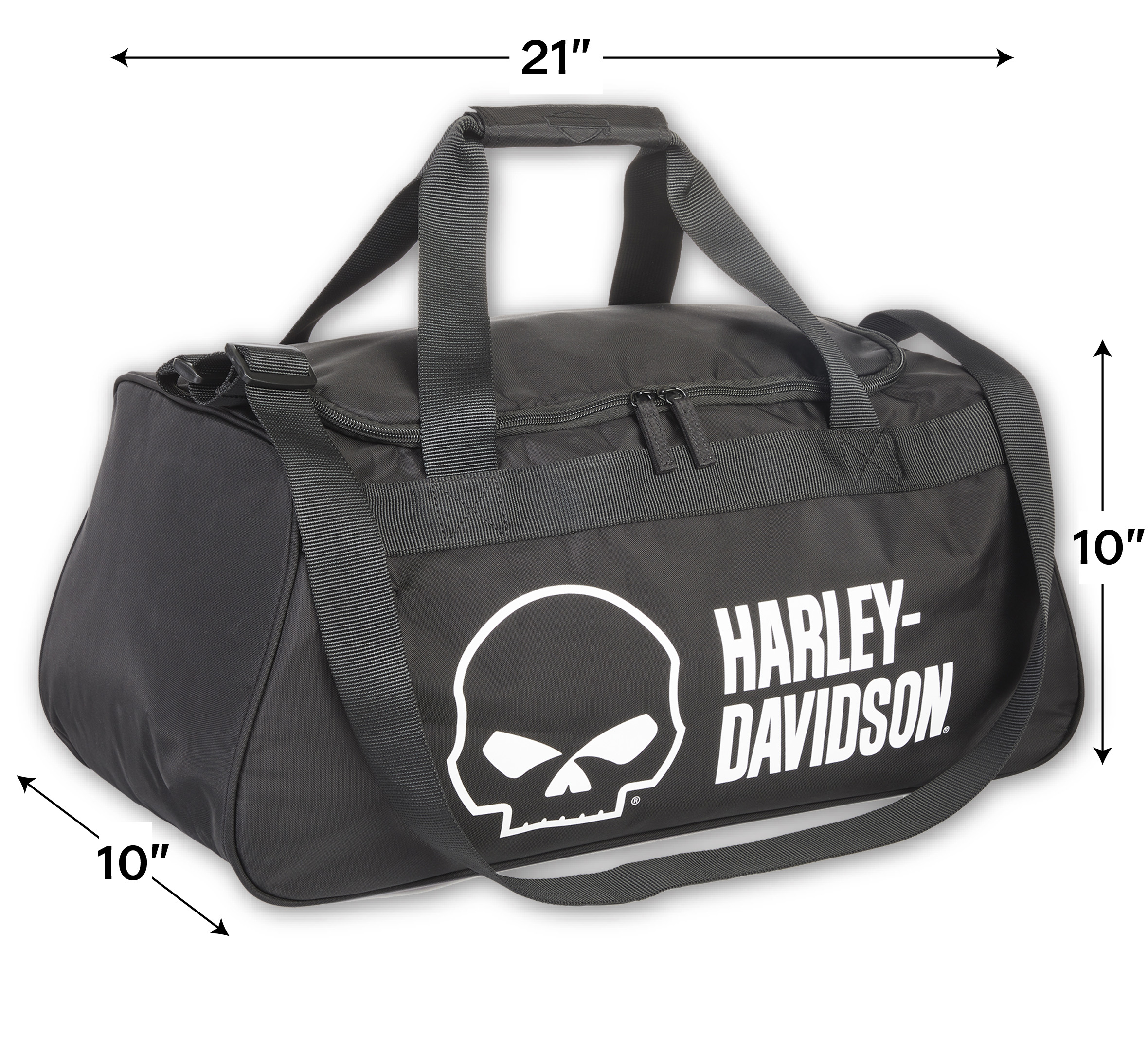 Willie G Logo Duffel with Side Shoe Pocket