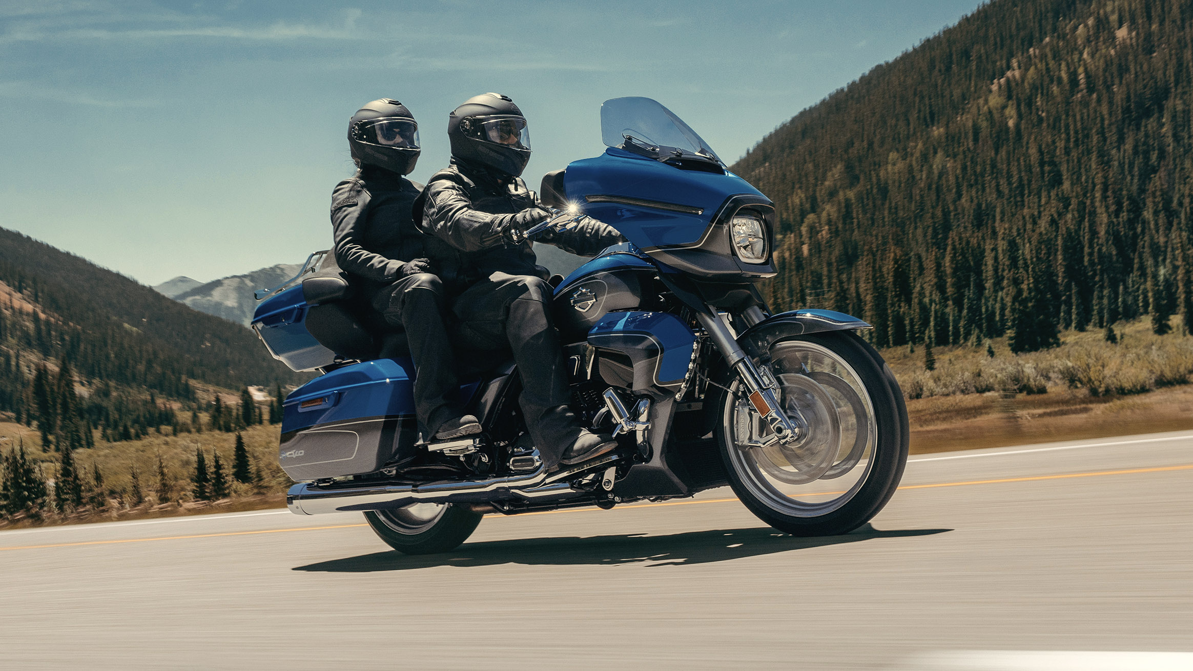 2026 CVO Street Glide Limited Riding Shot