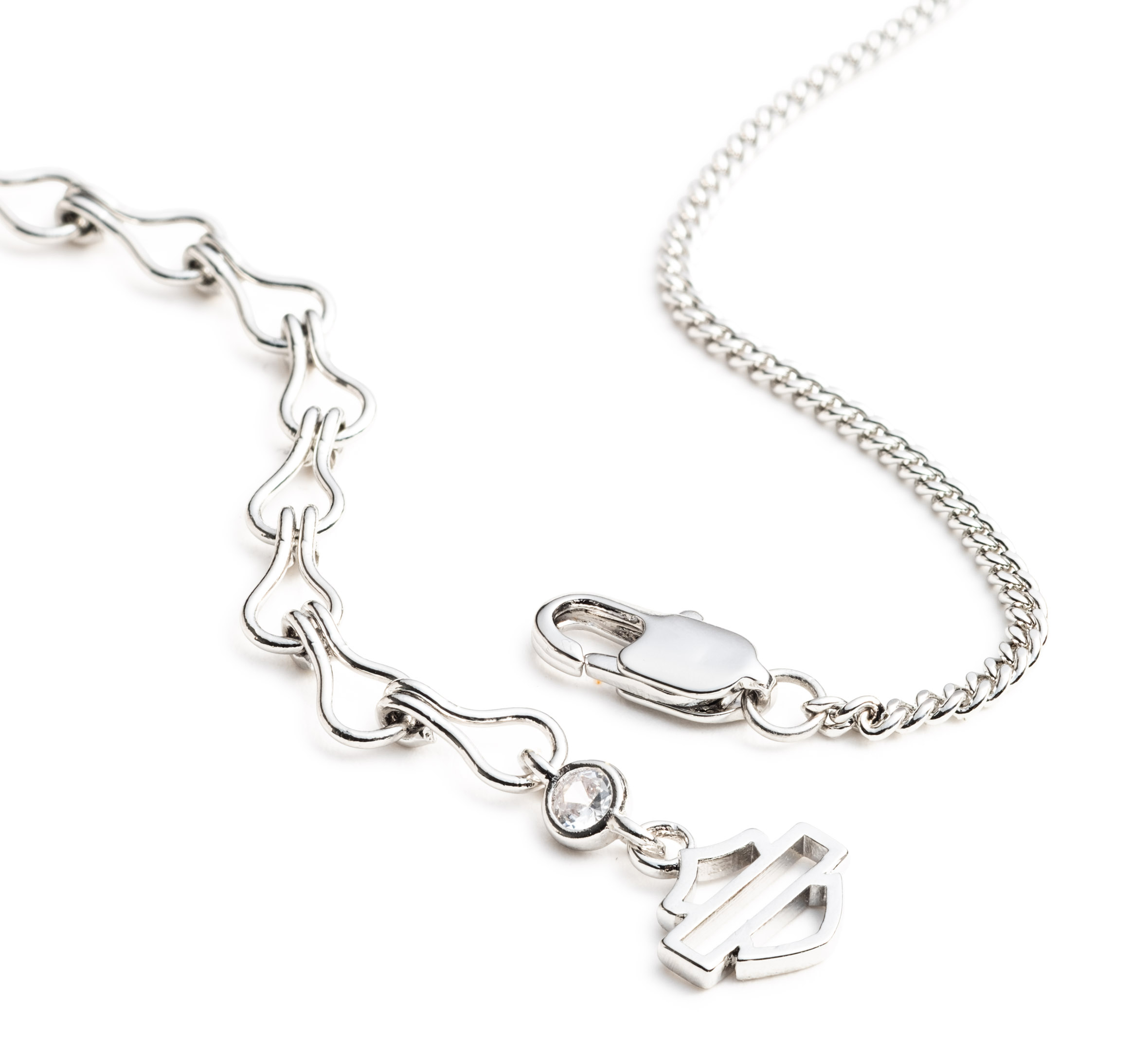 Women's 16" Bar & Shield Logo Necklace