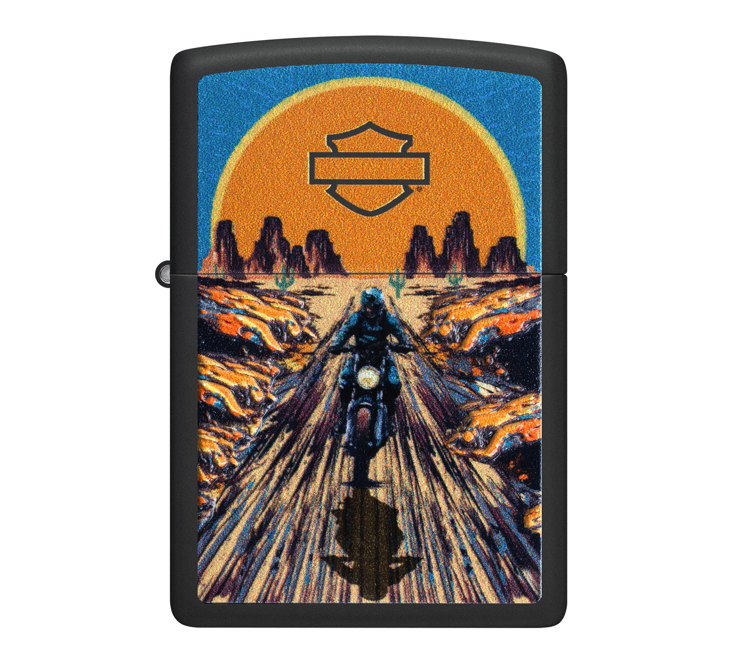 Harley-Davidson® Desert Color Image Design Black Matte Windproof