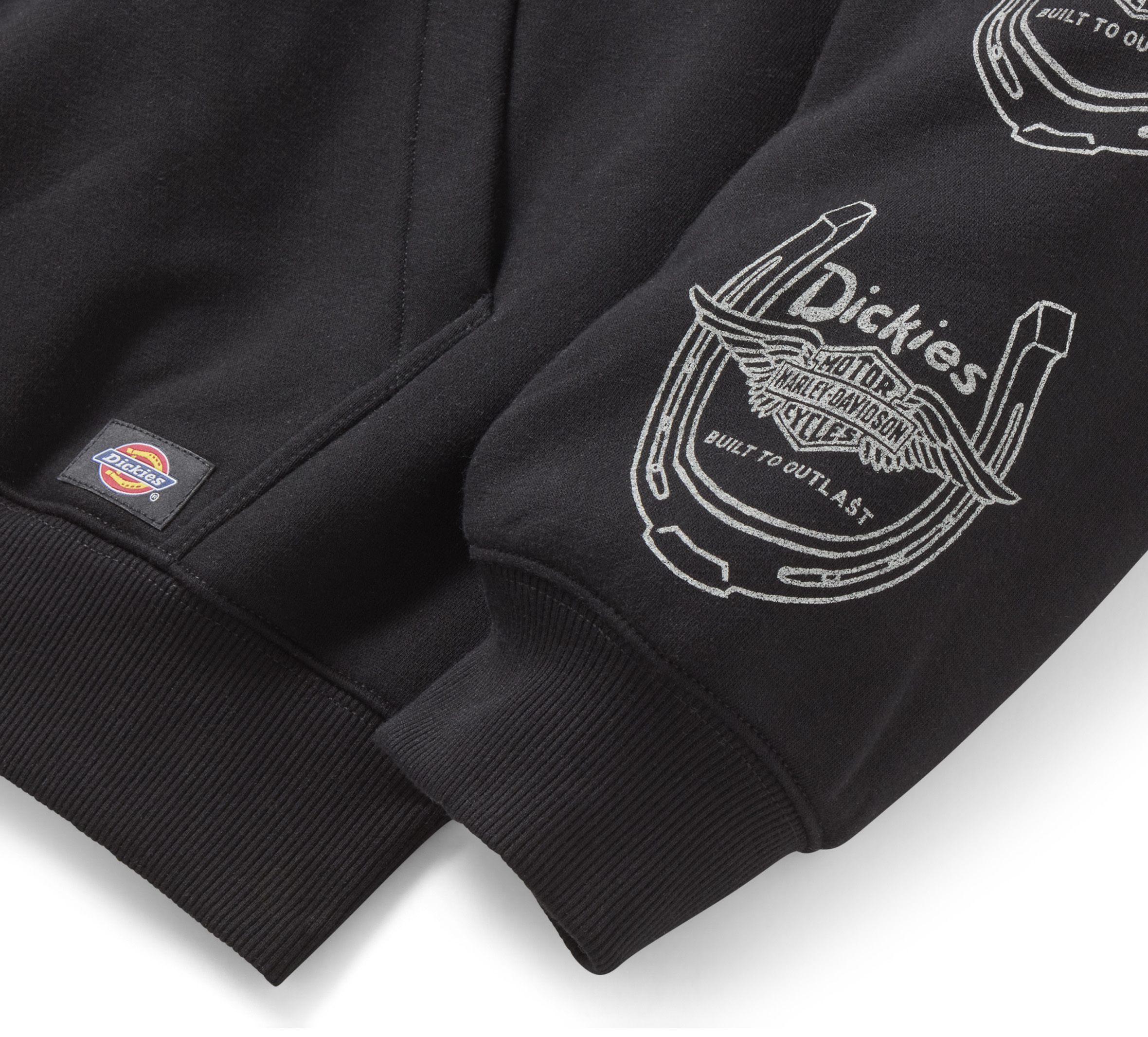 Dickies x H-D Winged Horseshoe Oversized Pullover Hoodie