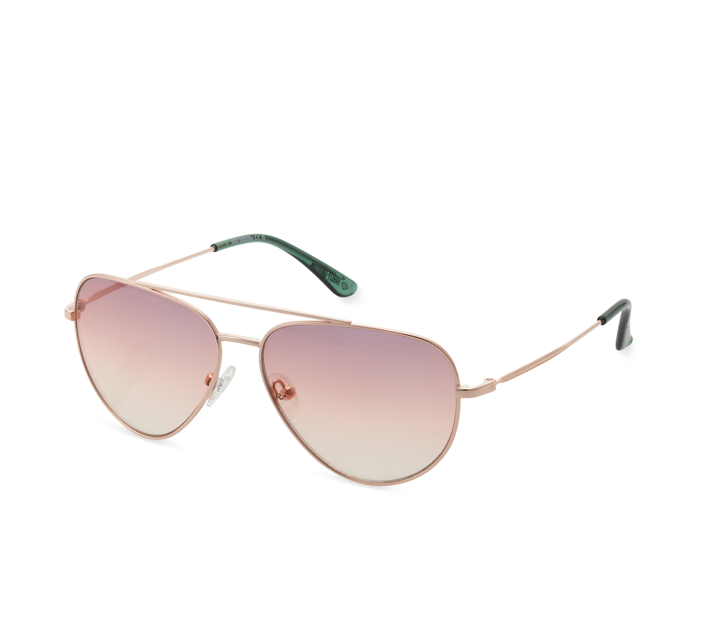 Petite Metal Aviator  Lifestyle Sunglasses