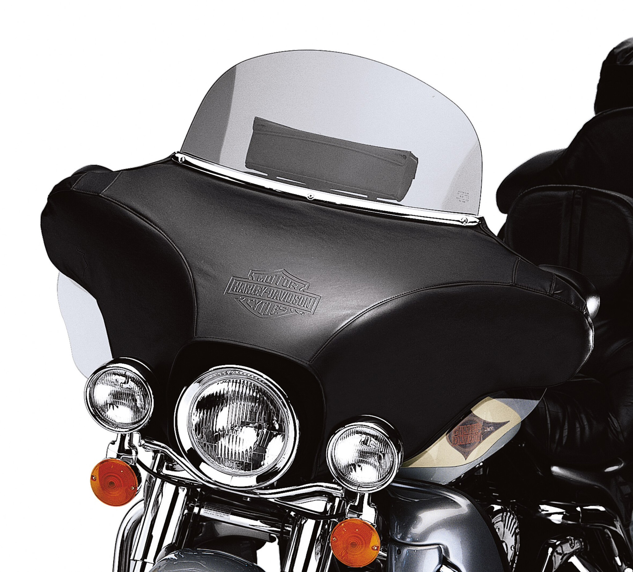 Black Batwing Fairing Bra Cover For Harley Electra Glide & Street Glide FLHTCUTG (1996-2013)
