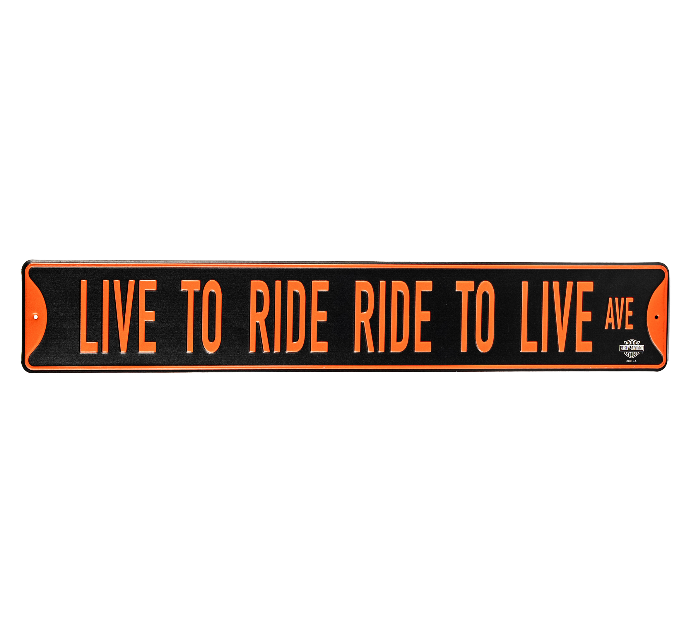 H-D LTR-RTL Ave. Metal Street Sign
