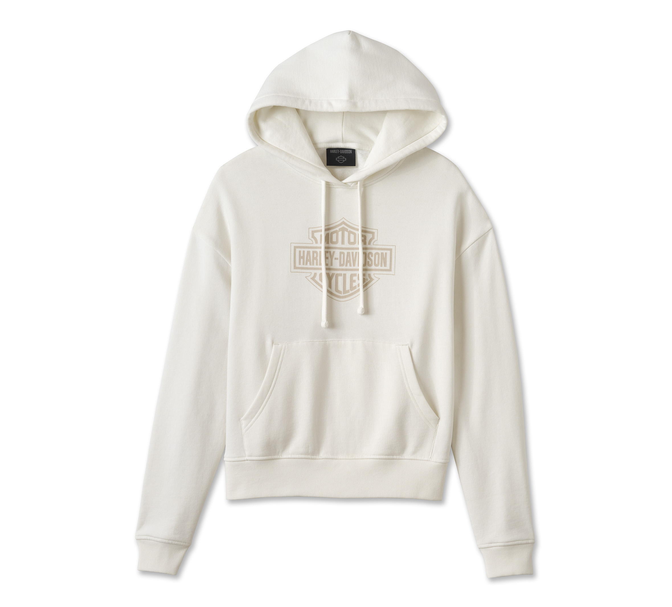 Women's Oversized Washed Bar & Shield Hoodie