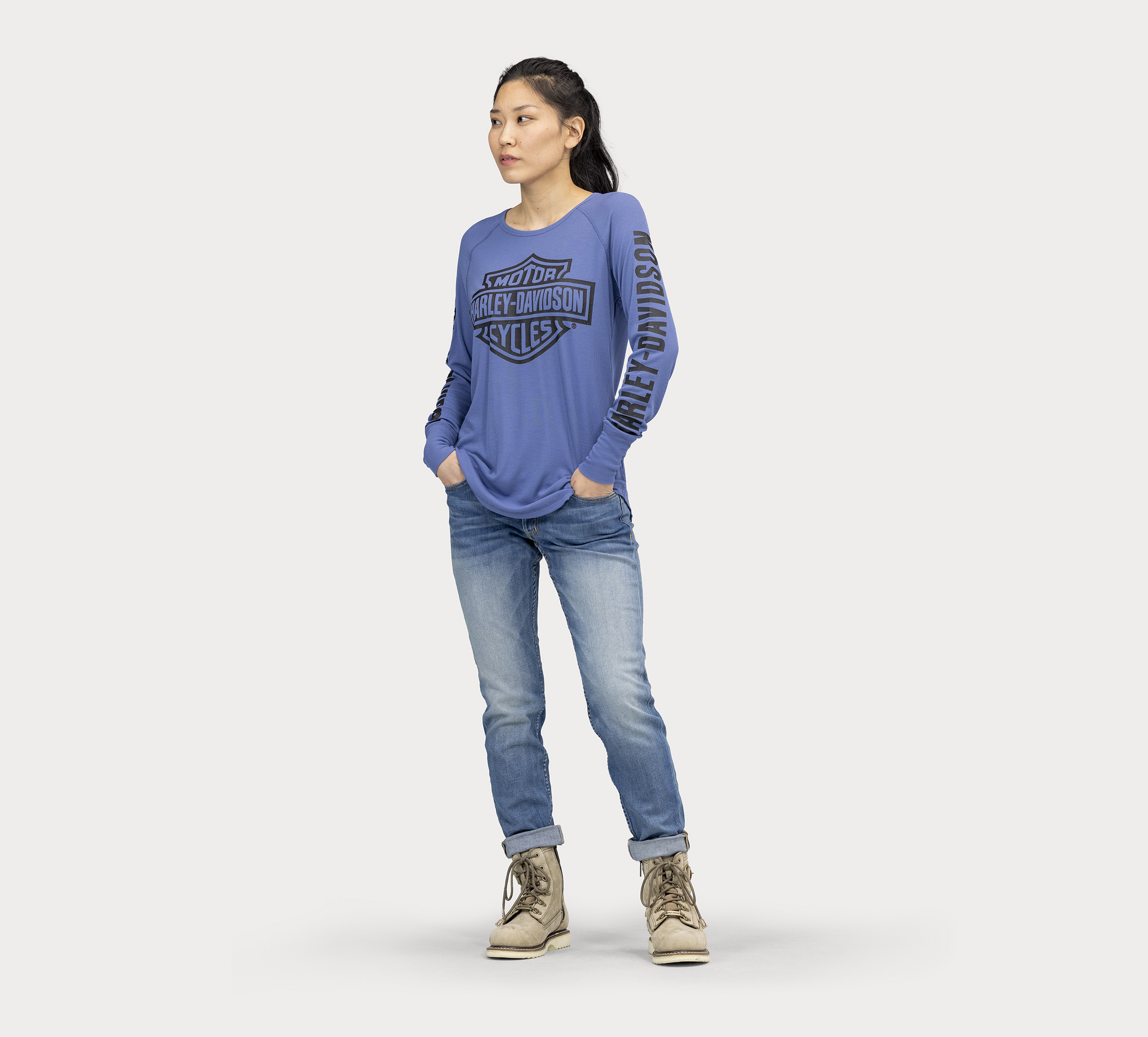 Women's Authentic Bar & Shield Knit Top