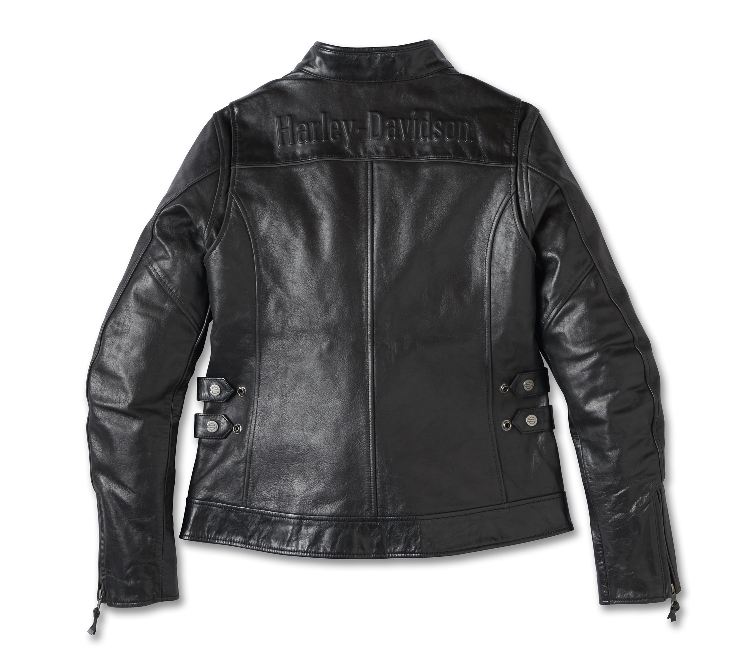 Women's H-D Flex Layering System Café Racer Leather Riding Jacket Outer Layer