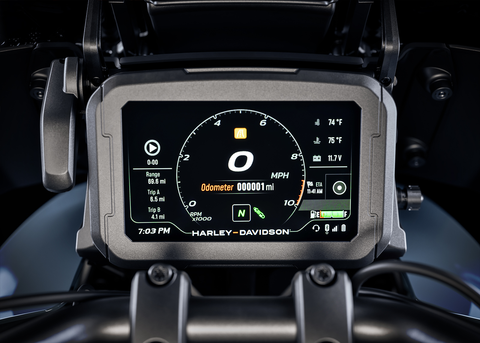 2025 CVO Pan America tft display