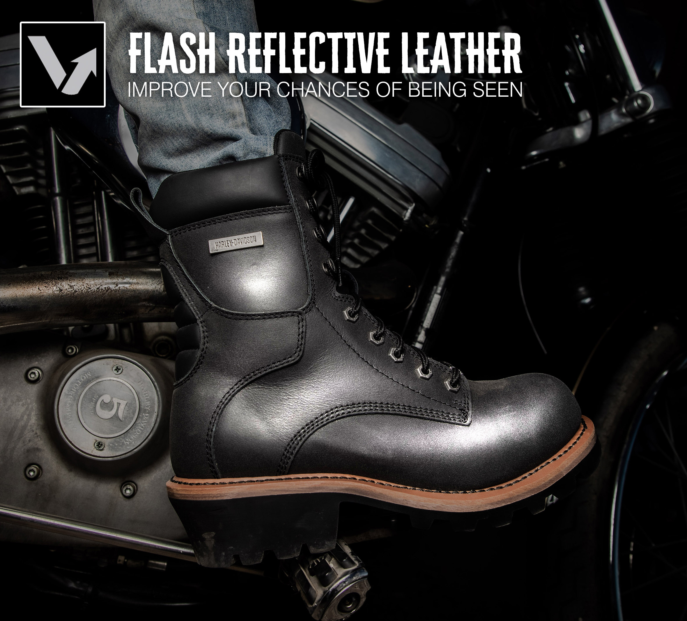 Men's Tyson Leather Flash Riding Boot