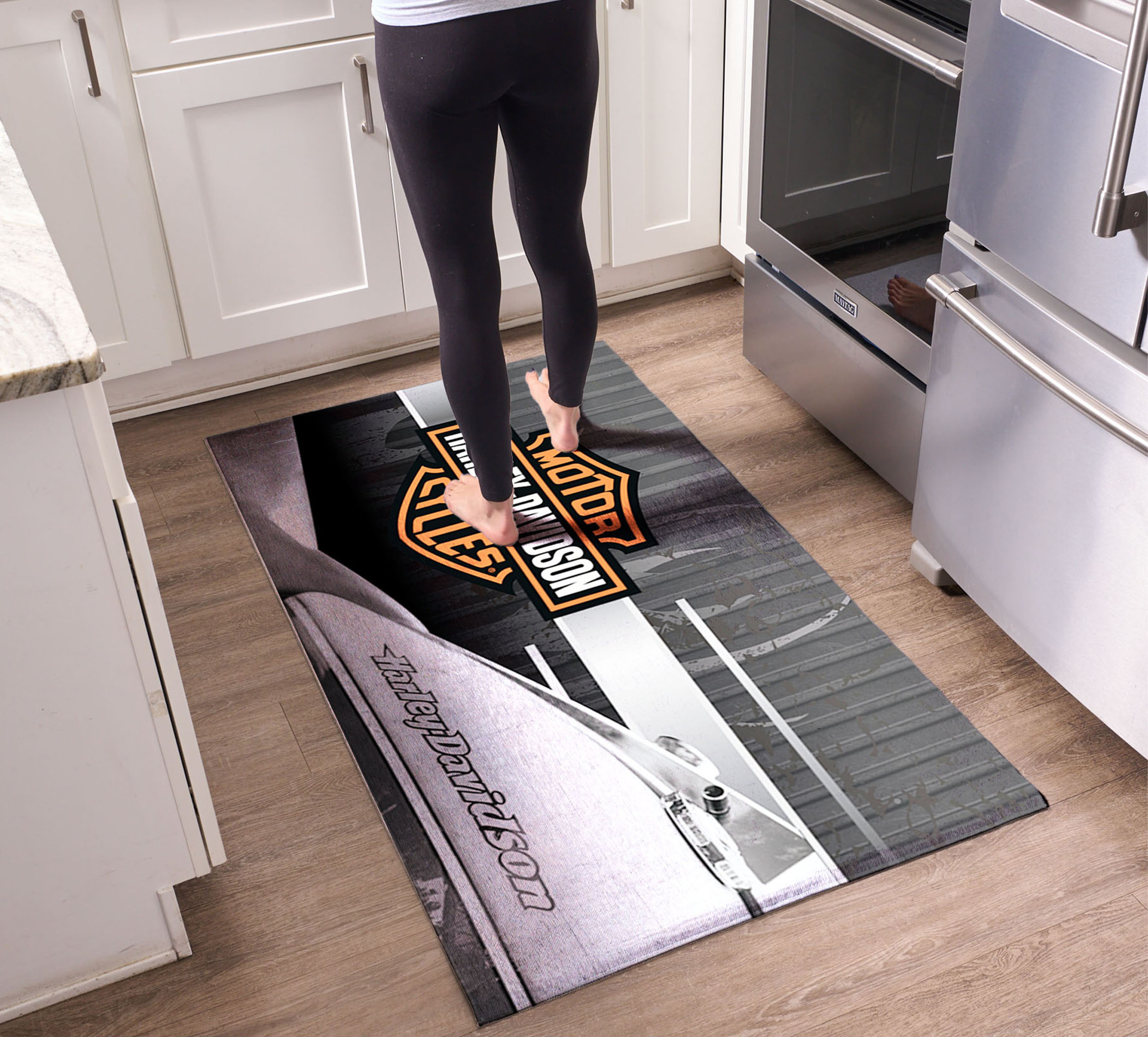 Chrome Washable Rug | Harley-Davidson USA