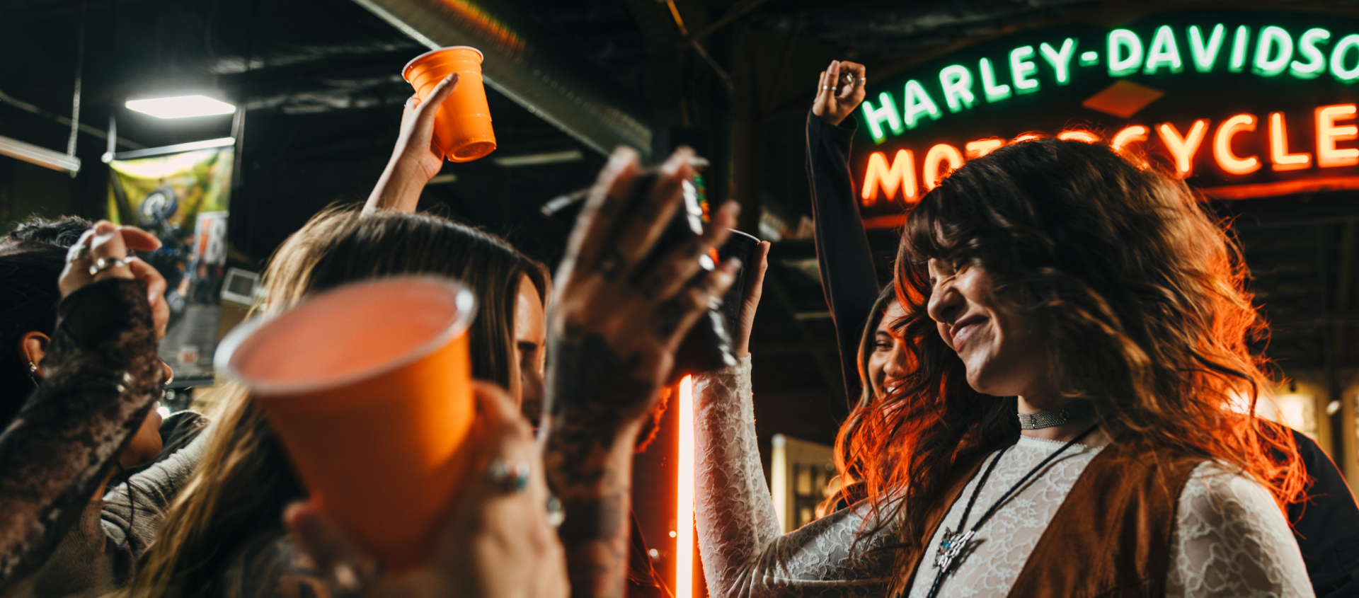 Harley Nights People Dancing