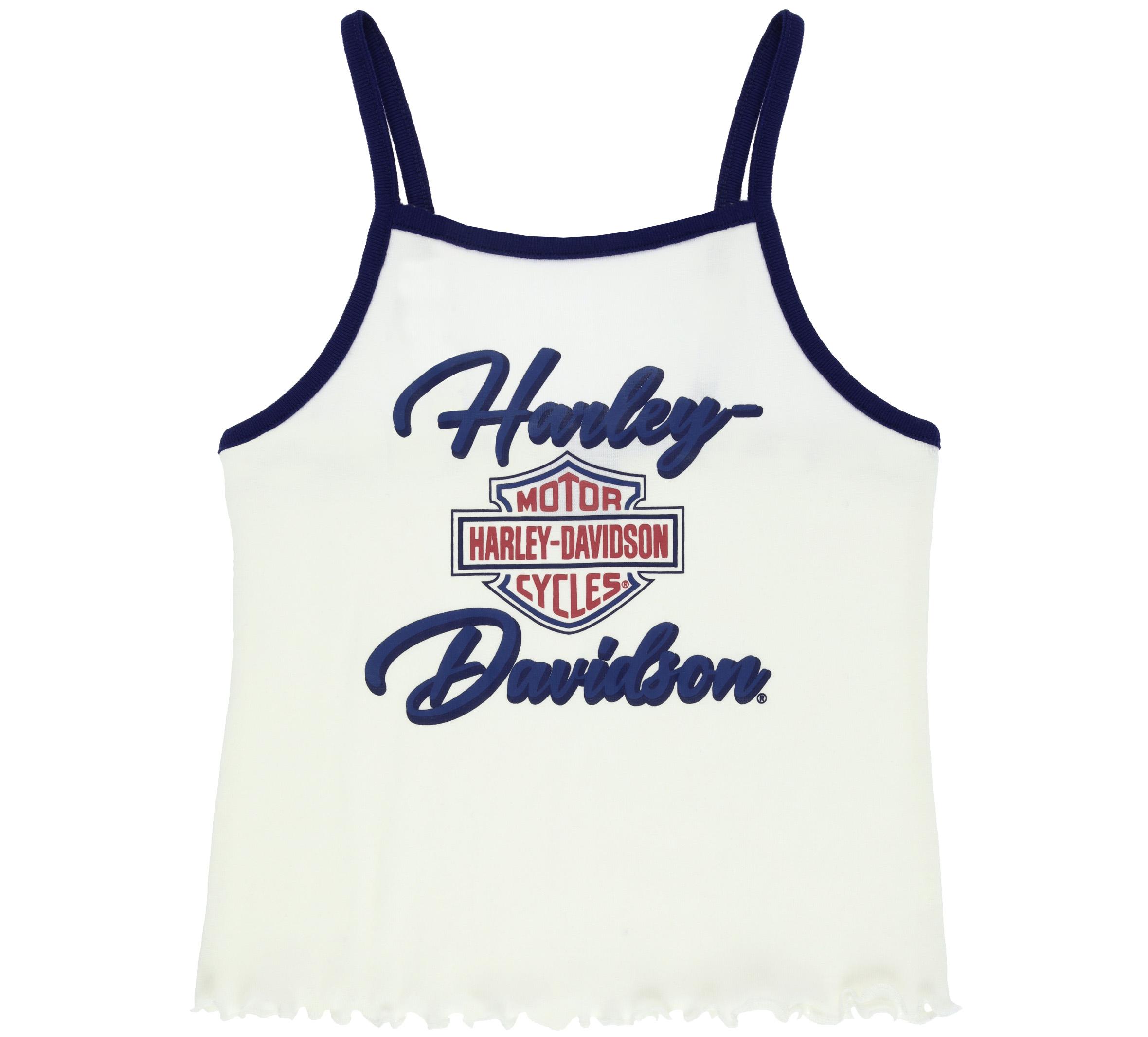 Americana Lettuce Edge Tank with Picot Edge